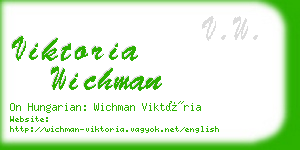 viktoria wichman business card